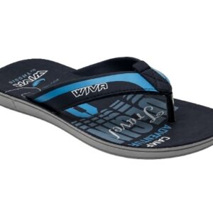 WIVA Camp Adventure Men's Flip Flops – Black & Blue